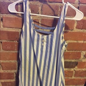 Blue and White Stripe Dress